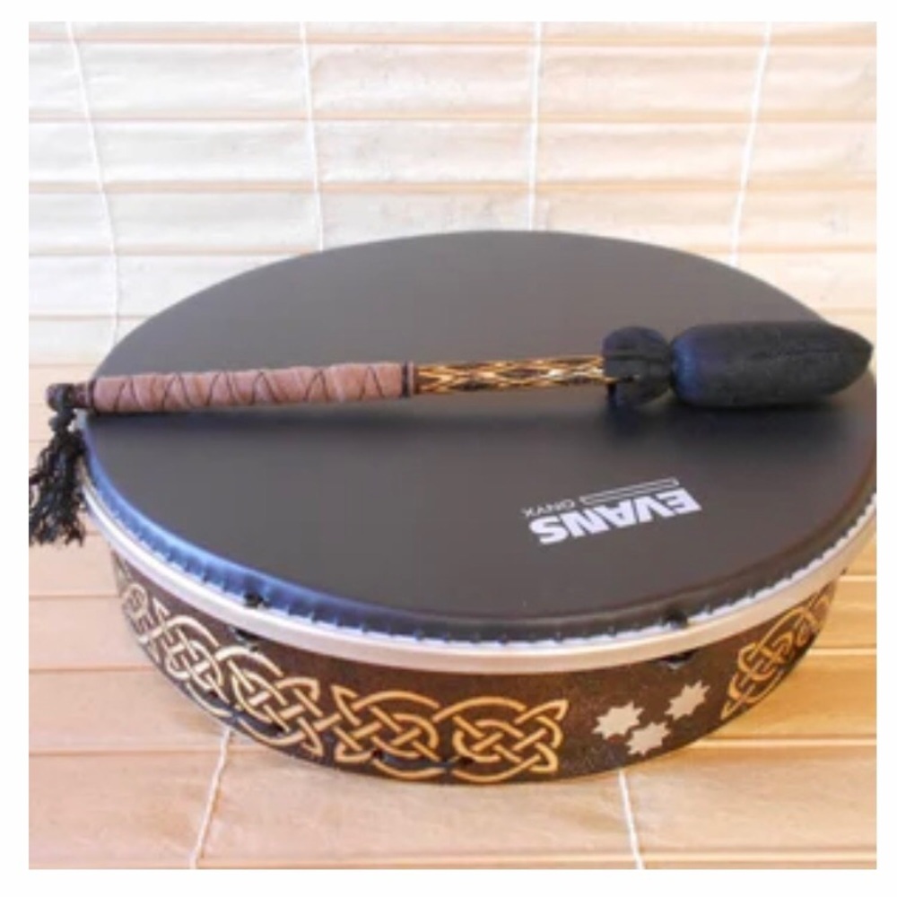 Shamanic Vegan Drum with Celtic Design